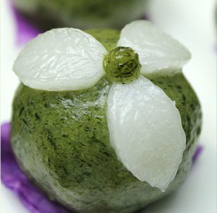 春天里的艾草青團(tuán)